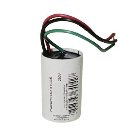 Capacitor P/ventilador  3+7UF 250v  3 FIOS ANNLUX