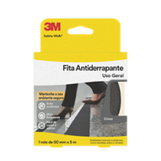 Fita seguranca antiderrapante 3M CINZA 50mmx5m Safety Walk H0001912478