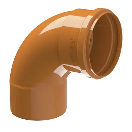 Curva Pvc Ocre Pb Je 90o - Dn 250mm Ocrekbo