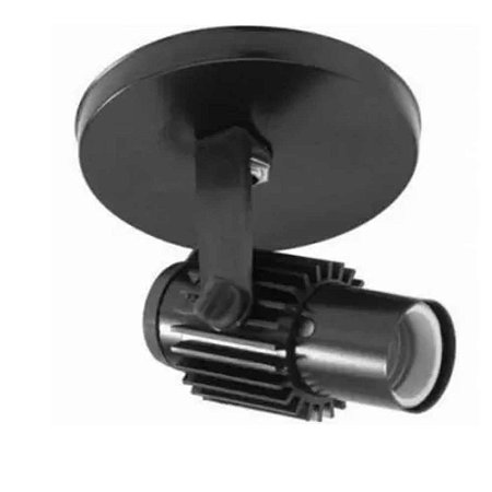 Spot Aletado Alum B1 Preto E-27 ANNLUX