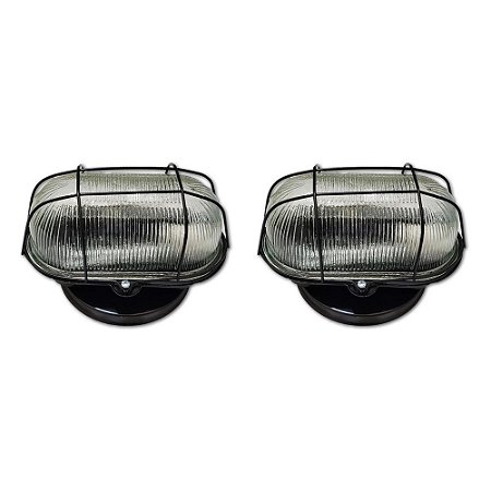 Luminaria. Tartaruga. Chapa Preto C/vidro ANNLUX