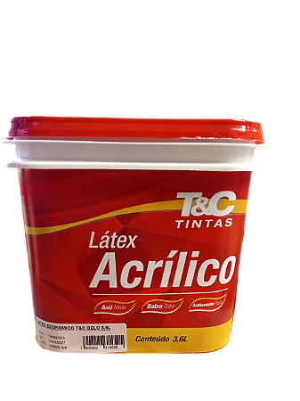 LATEX ECONOMICO T&C GELO 3,6L - MEGA TINTAS