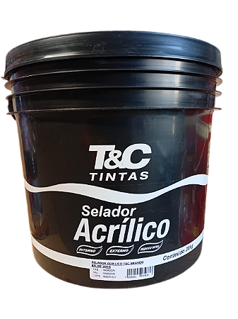 SELADOR ACRILICO T&C BRANCO BALDE 20KG - MEGA TINTAS