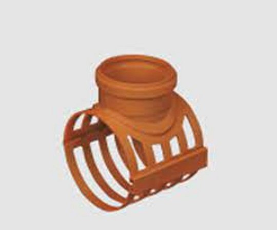 Selim 90° col. Esg 150x100 c/ travas ocre KBO