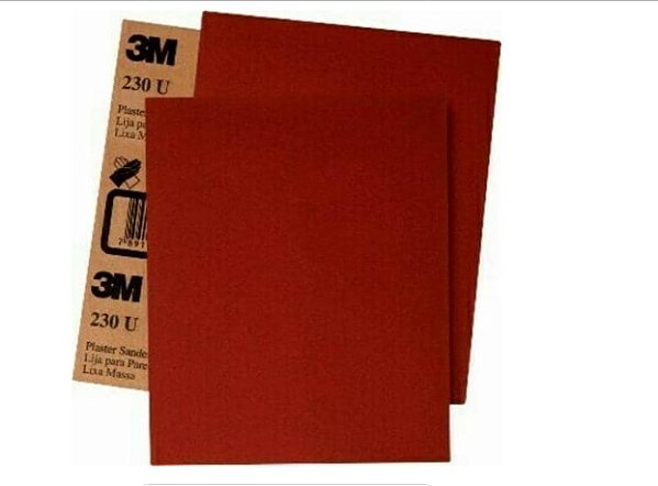 Lixa 3M 220 Massa/madeira PACOTE C/50