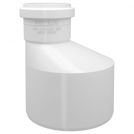 Redução FORTLEV excêntrica esgoto SN 100X50 pacote c/10