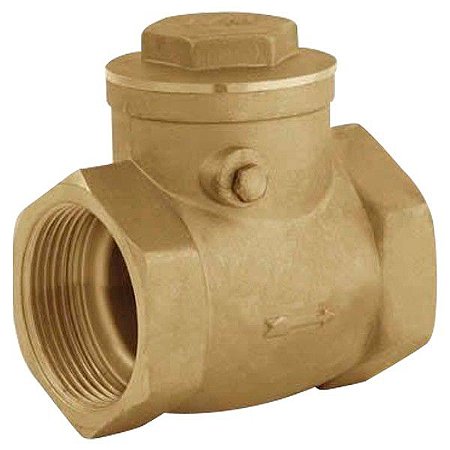 Valvula Retenção Horizontal Latão  BUN 3/4