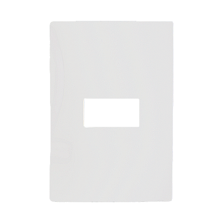 Placa ILUMI 4x2 1 modulo c/ suporte i9