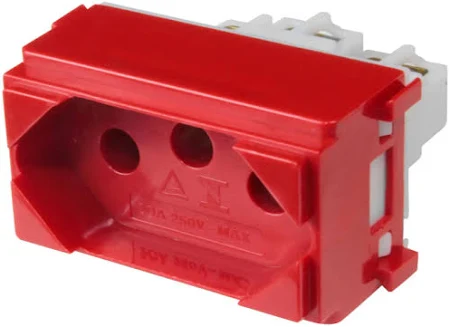 Modulo ILUMI tomada 20a 250v verm i9