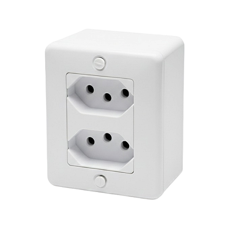 Conj. ILUMI 2 tomadas 2p+t 10a 250v