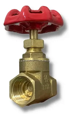 Valvula Gaveta Latao 1/2''