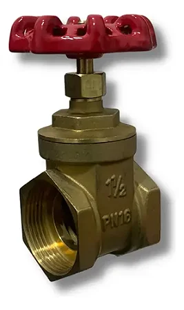 Valvula Gaveta Latao  1.1/2''