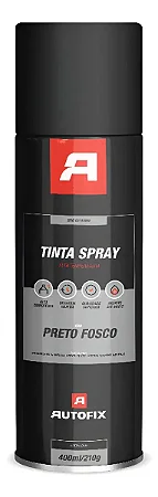Tinta spray AUTOFIX Preto fosco 400ml U.G