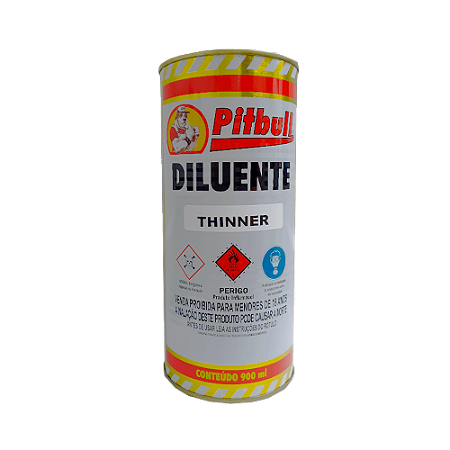 Thinner De Limpeza Pitbull Natrielli 900ml