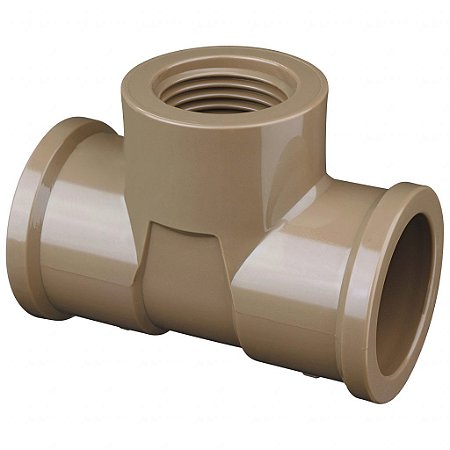 Tee FORTLEV soldavel c/rosca 25x1/2  pacote c/20