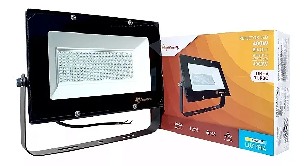 Refletor led inspirium GALAXY 400w 6500k IP66 bivolt