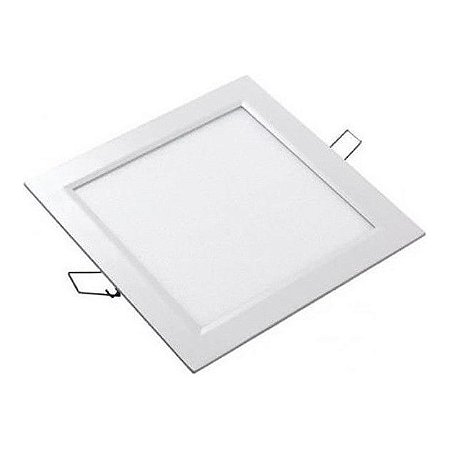 Painel elgin embutir quadrado slim 6w intern. 3w ext. 3 estágios 6500k