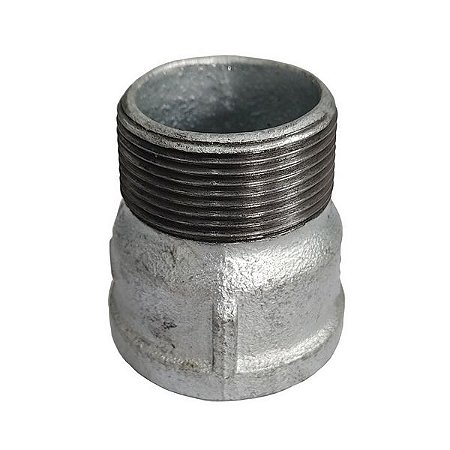 Luva galvanizado macho/femea 1-1/2"