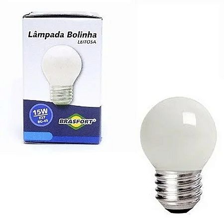 Lampada gelad/fog leitosa BRASFORT 40w 220v 8720 C/10 ref-8720