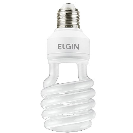 Lâmpada espiral elgin 25w 220v 6500k