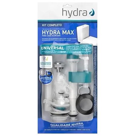 Kit Completo DECA P/ Caixa Acoplada Hydra Max