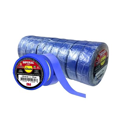 Fita isolante IMPERIAL 3M slim azul 18mmx20m HB004297998 PACOTEC/10