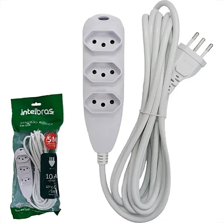 Extensao Elet 3t 3p 10a 5m Br Ext 3005 INTELBRAS
