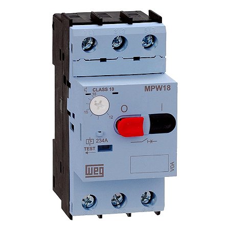 Disjuntor-motor az WEG MPW18-3-U004 Azul 2,5-4 A