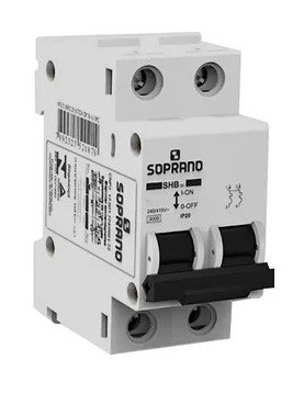 Disjuntor SOPRANO bipolar  25a