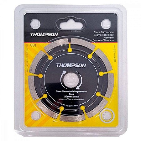 Disco THOMPSON 4" segmentado diamantado