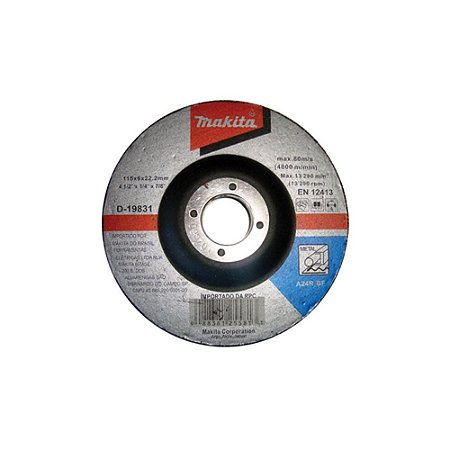 DISCO P/DESB.MAKITA FERRO 4.1/2X7/8 831 COFF