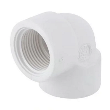 Cotovelo plastilit 90° rr branco 1"
