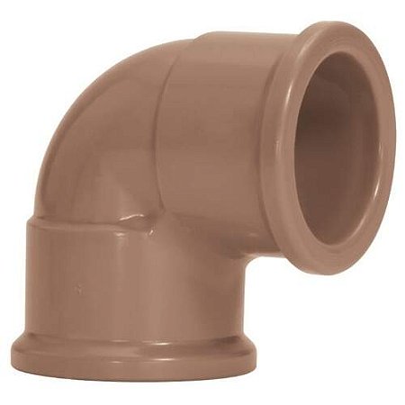 Cotovelo AMANCO marrom 90º x 60mm