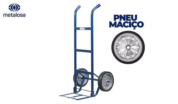Carro De Carga 180kg Pneu macico - 18a