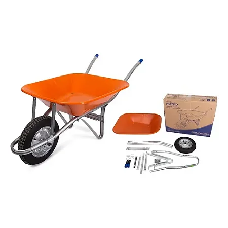 Carrinho Pratico Laranja P Camara 3 METALOSA