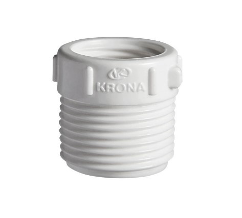 Bucha krona redução roscavel 3/4 x 1/2