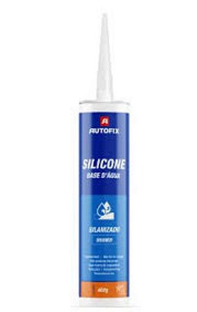 Silicone  AUTOFIX acrilico a base d' agua branco 400g