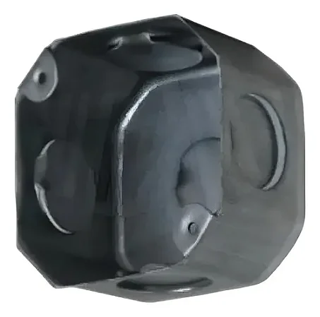 Caixa de luz galvanizada  3x3 KBO
