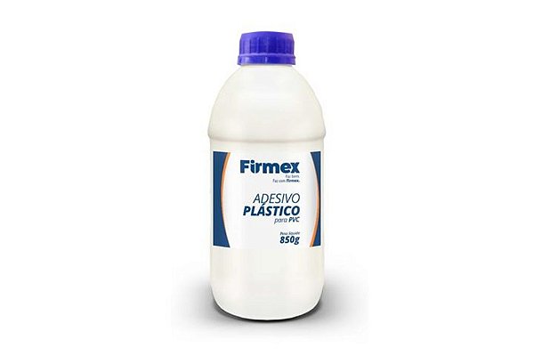 Adesivo pvc cola cano pvc firmex 850g