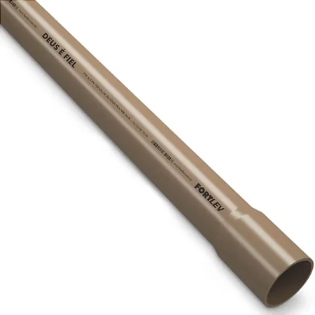 Tubo FORTLEV soldavel marrom 50mm 6