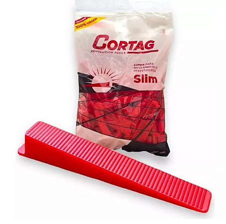 Cunha Cortag Nivelamento Slim Pct 100un (vermelho) 61538