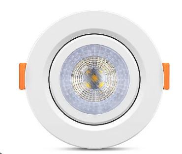 Spot elgin redondo 5w 35w 3000k eco spot