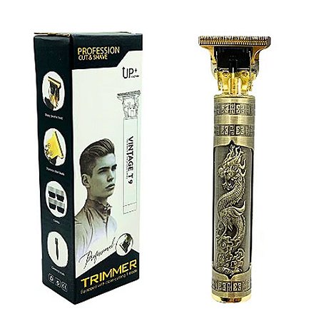 Maquina de Cortar Cabelo/Barba Dragão Vintage T9 Profissional