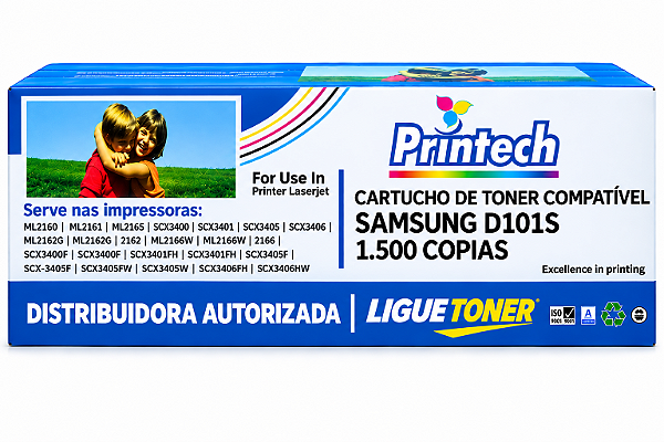 Cartucho de Toner compativel Samsung MLT D101 1.5K Printech