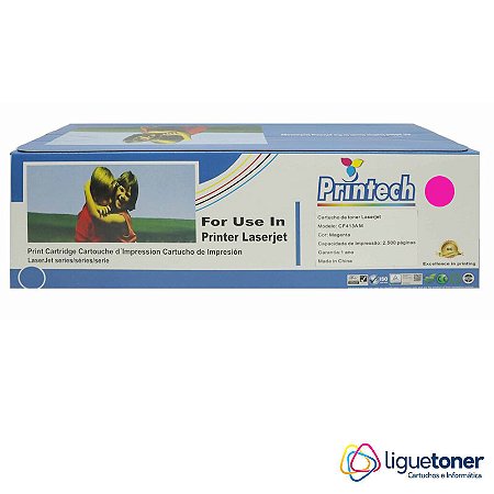 Cartucho de Toner Compatível HP CF413A MAGENTA 2.3K Printech