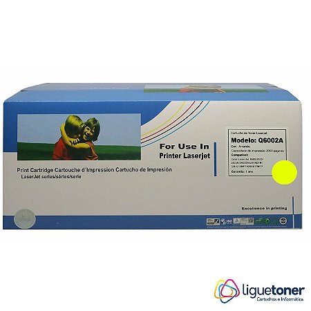 Cartucho de Toner Compatível HP Q6002 YELLOW 2.0K Printech