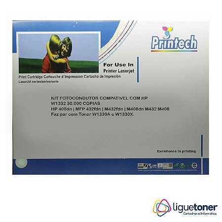 Kit Fotocondutor Compatível HP W1332 30K Printech