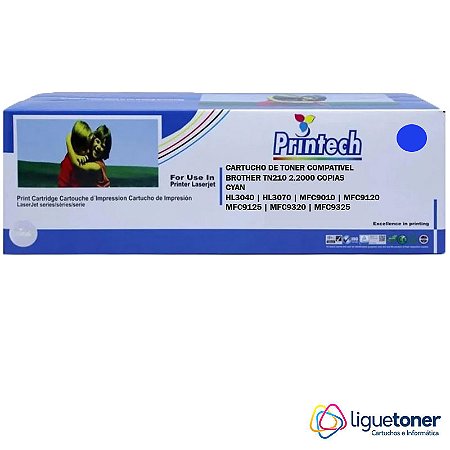 Cartucho de Toner Compatível TN210 CYAN 1.4K Printeck*