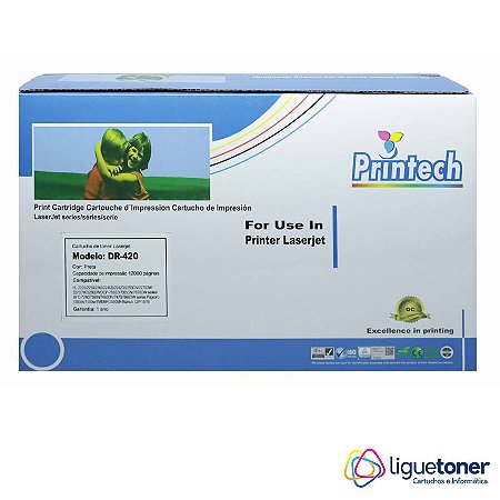 Kit Fotocondutor Compatível BROTHER DR410 /DR 420 /DR450 12K Printech