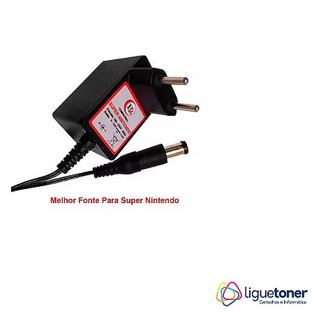 FONTE SUPER NINTENDO SN-001 12V 1.5A BIVOLT